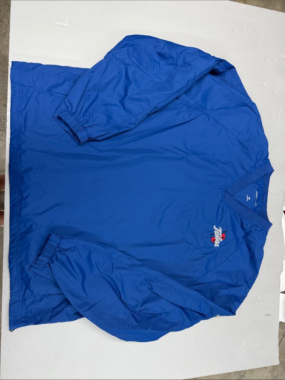 Sport-Tek Royal Blue Pullover Windbreaker with Chest Logo
